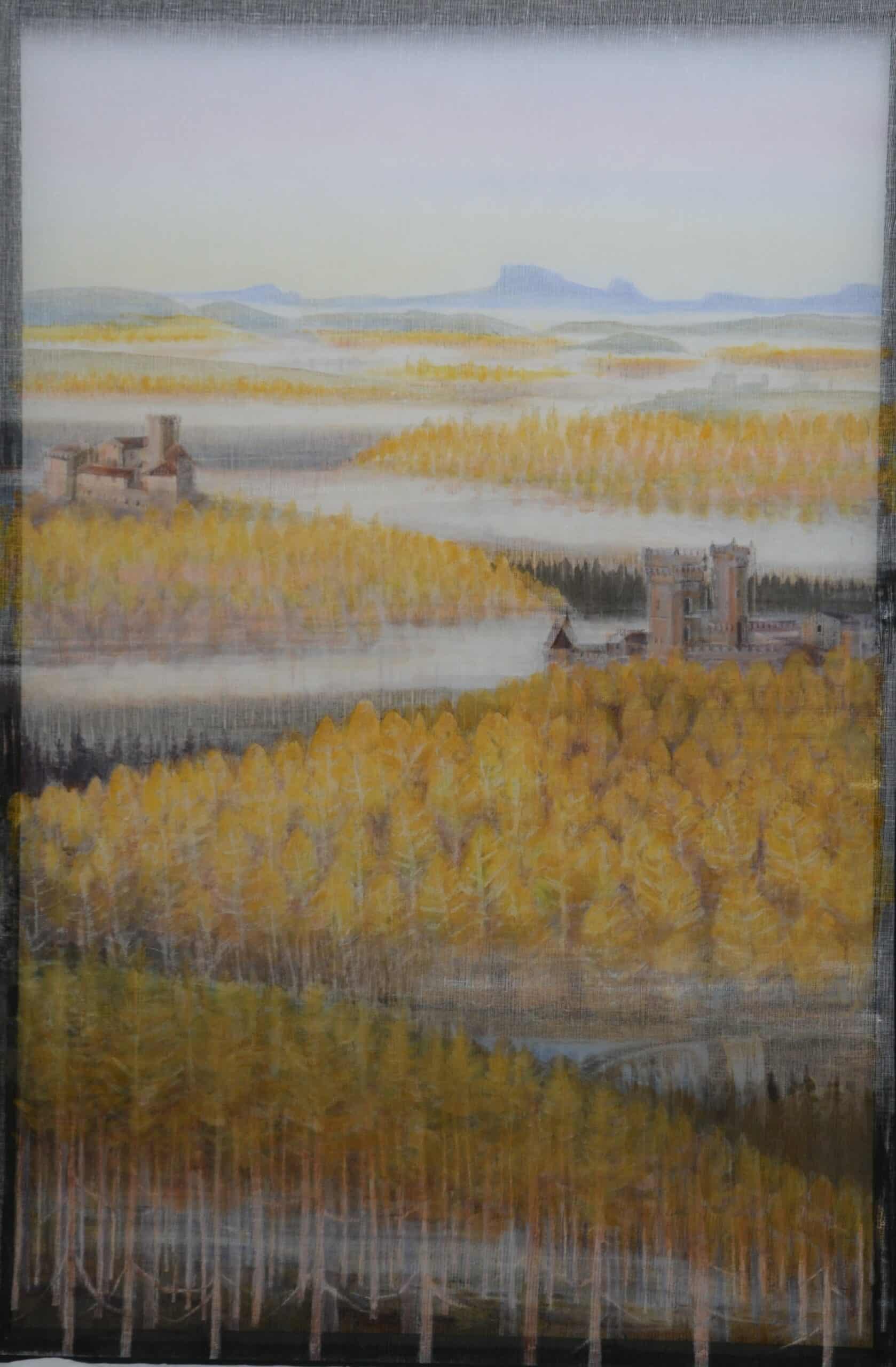 Chateaux émergents à vol d'oiseau